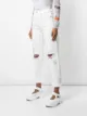 Slvrlake Dakota Destructed croppd jeans