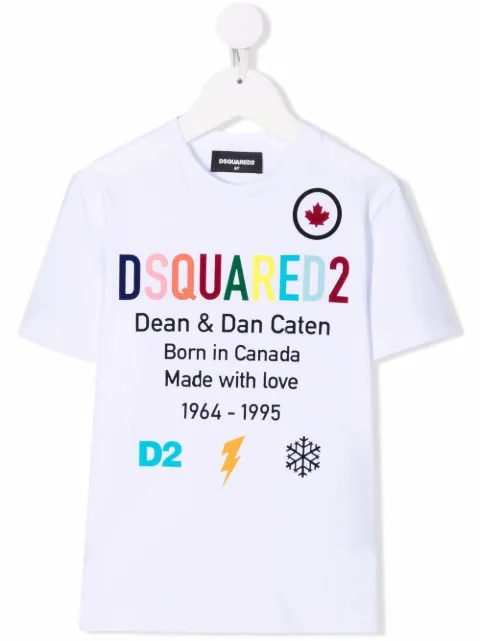 DSQUARED2 KIDS logo-print cotton T-shirt