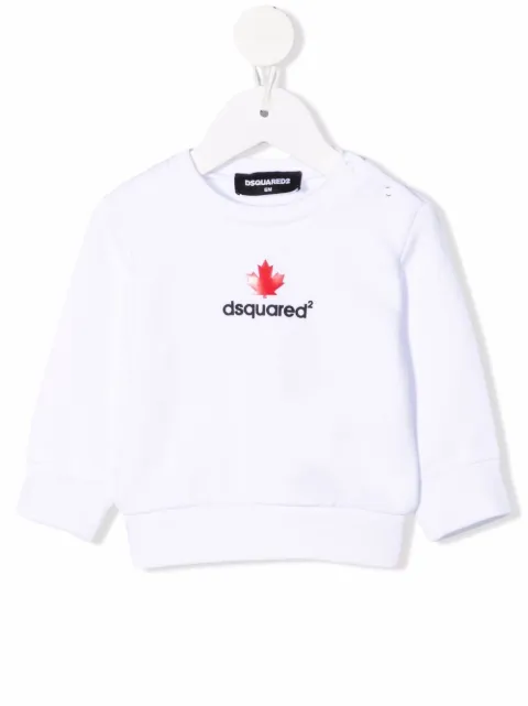 DSQUARED2 KIDS sudadera con logo estampado