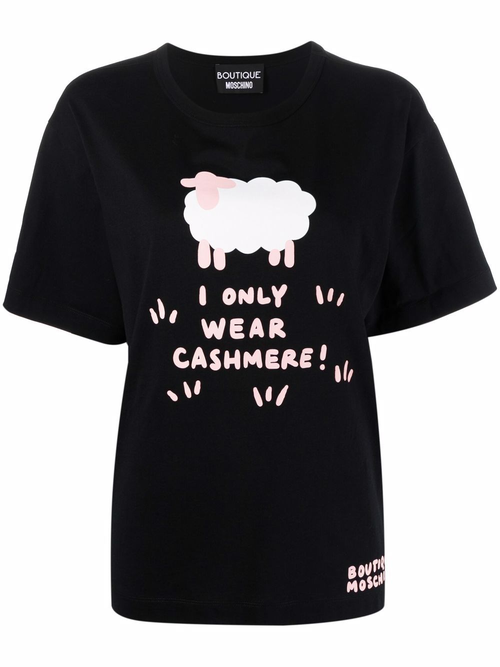 фото Boutique moschino футболка i only wear cashmere