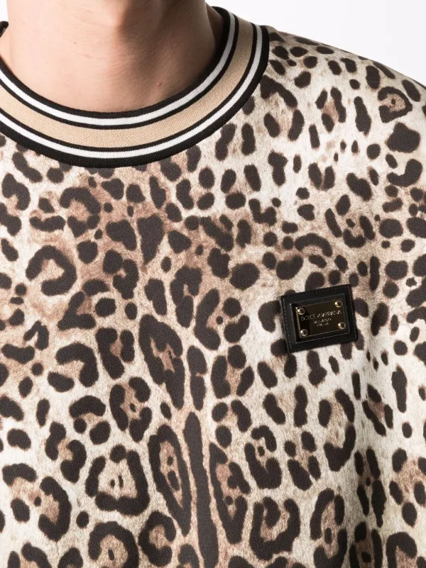 Dolce \u0026 Gabbana leopard-print long 