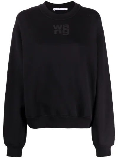 Alexander Wang logo-print crew neck 