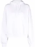Alexander Wang logo-print drawstring hoodie - White