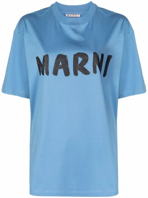 Marni logo-print cotton T-shirt