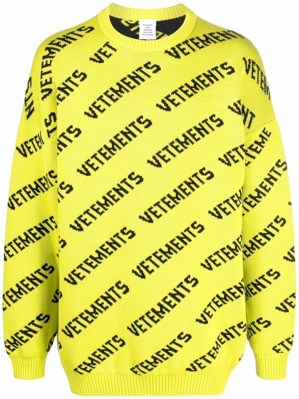 фото Vetements джемпер с логотипом