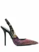 Image 1 of Versace Safety Pin crystal-embellished pumps
