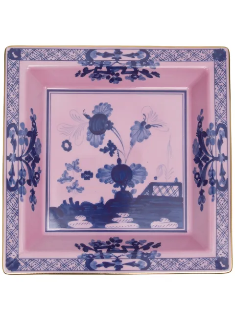 GINORI 1735 assiette Oriente Italiano Square Vide Pouche (24 cm)