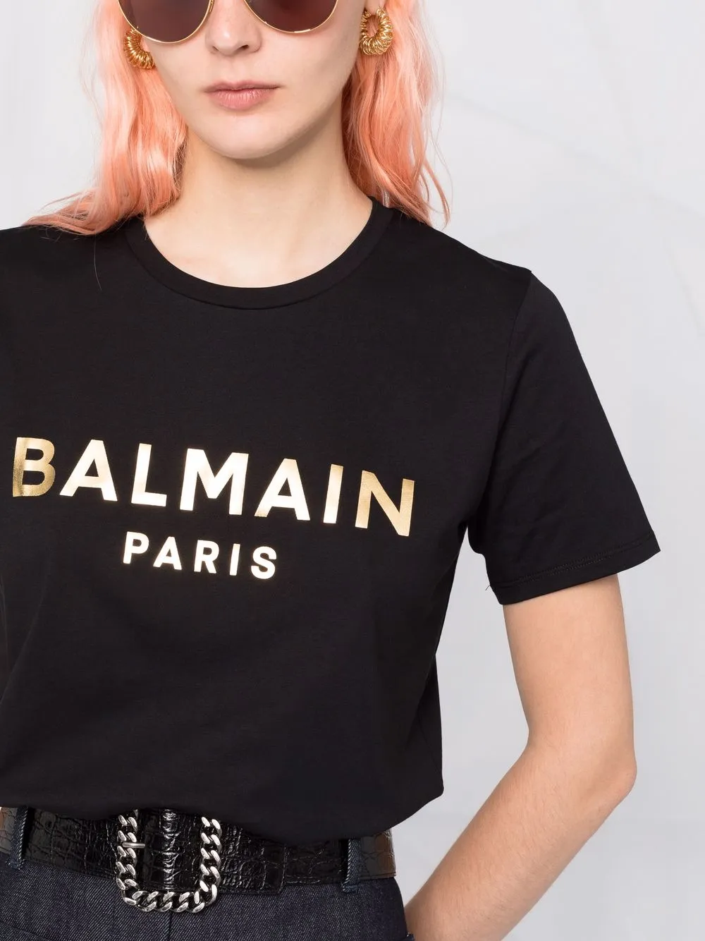 фото Balmain футболка с логотипом