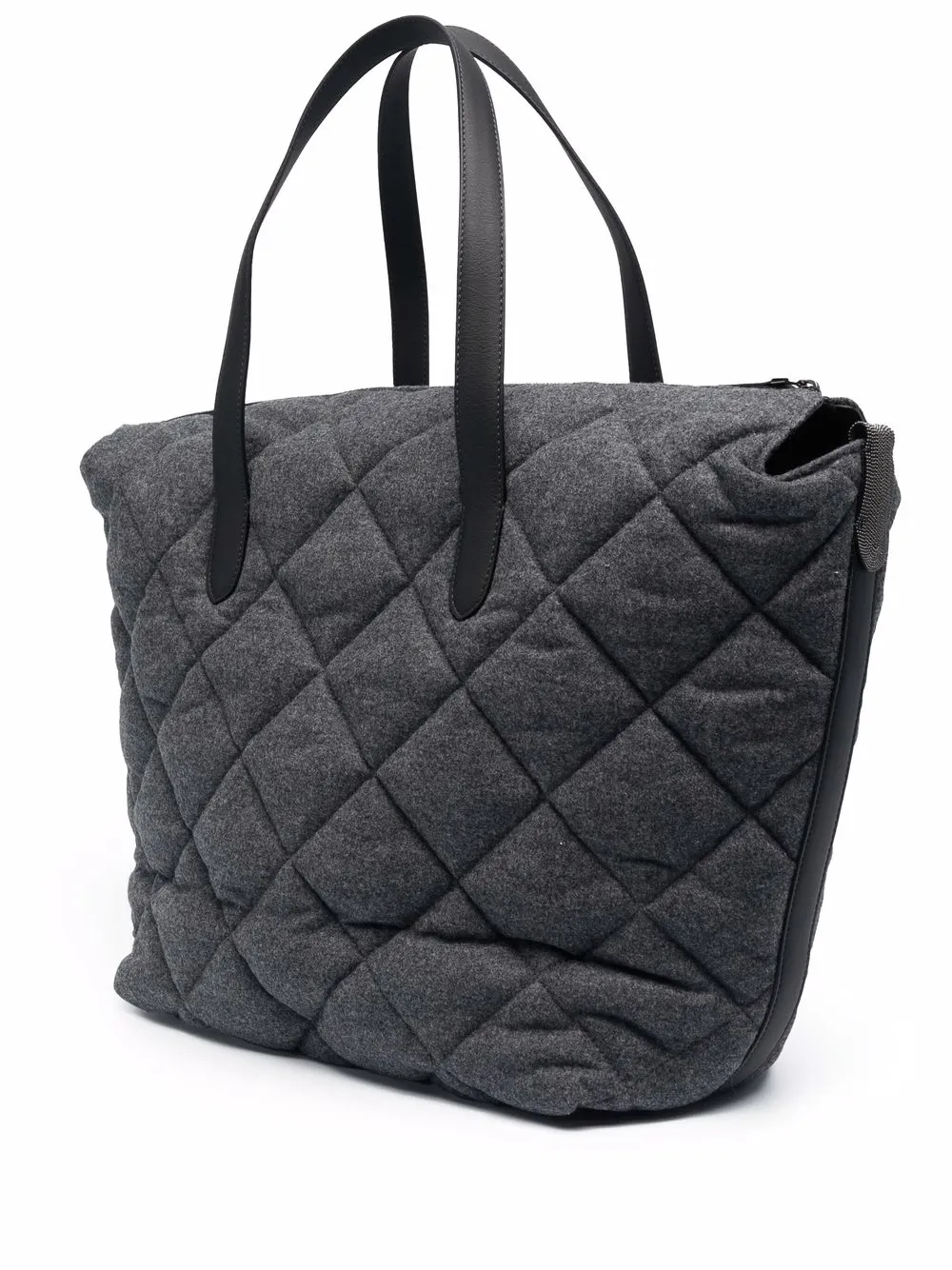 фото Brunello cucinelli стеганая сумка-тоут
