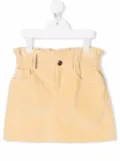 Brunello Cucinelli Kids elasticated denim skirt - Yellow