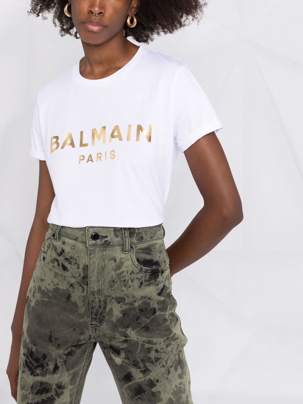 фото Balmain футболка с логотипом