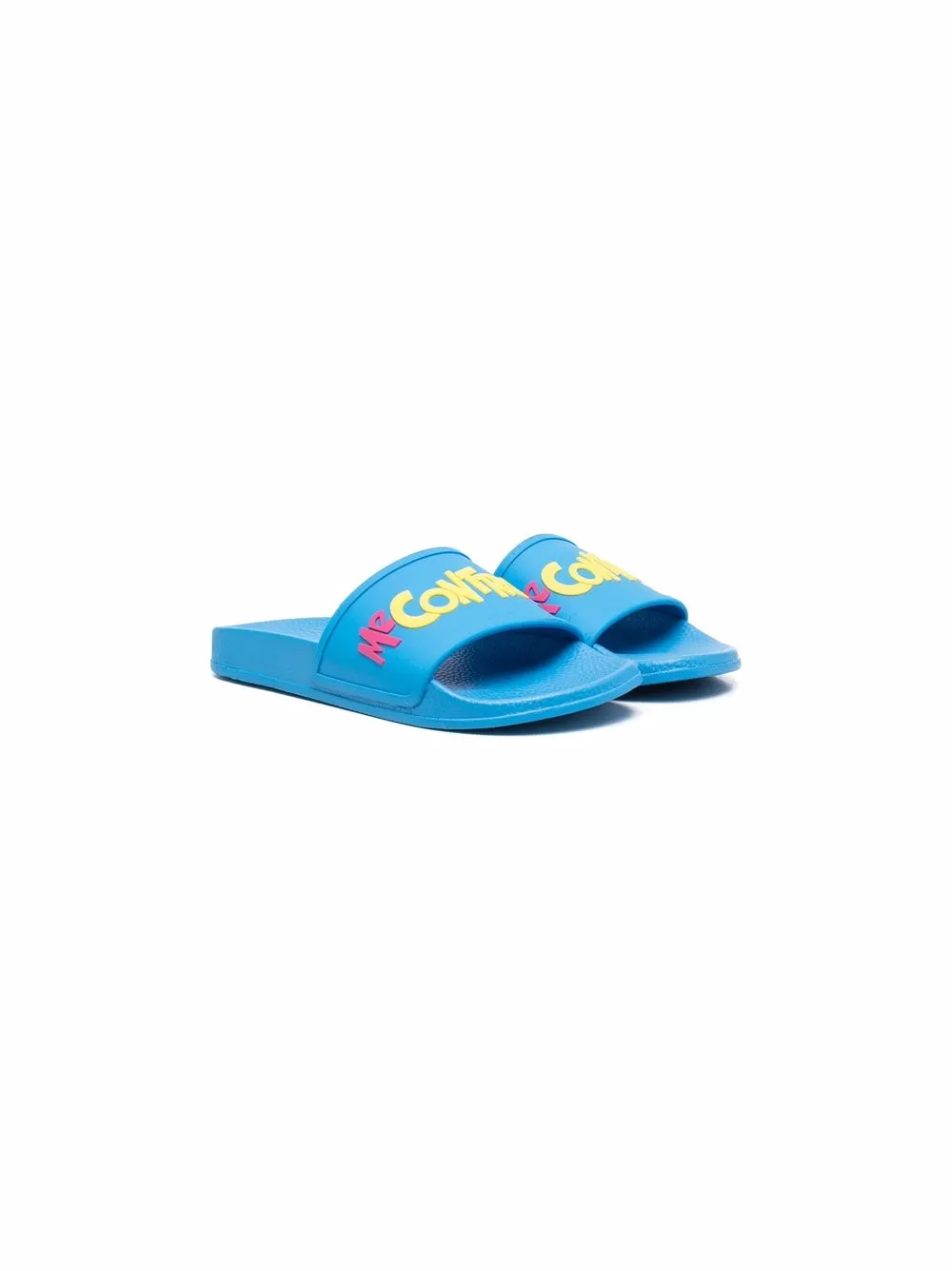 

LIU JO flip flops con eslogan en relieve - Azul