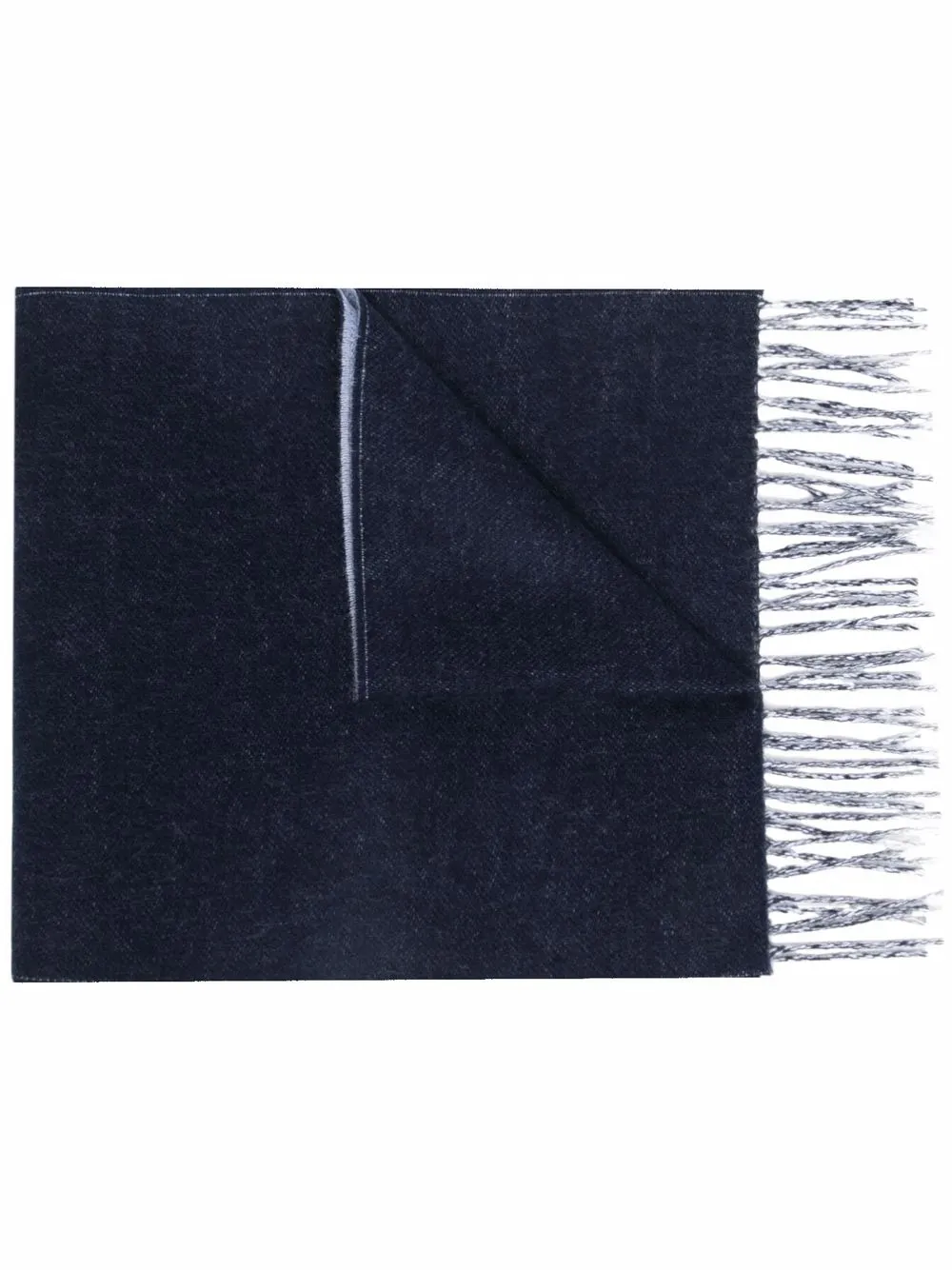 LOEWE Anagram wool-cashmere blend scarf - Blue