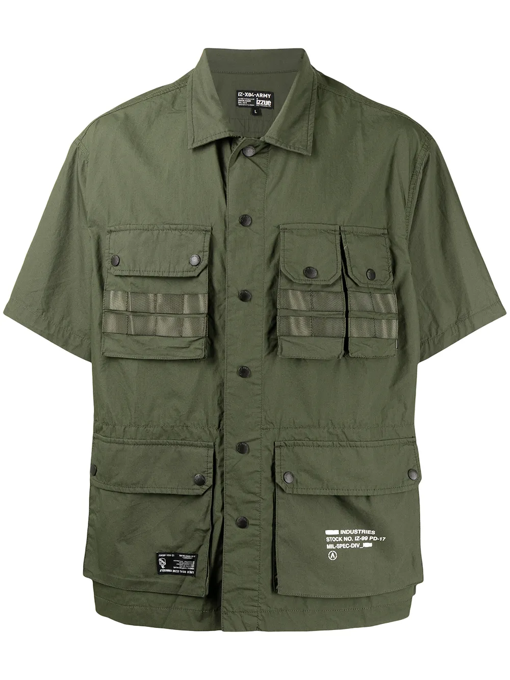 izzue cargo-pocket shortsleeved shirt