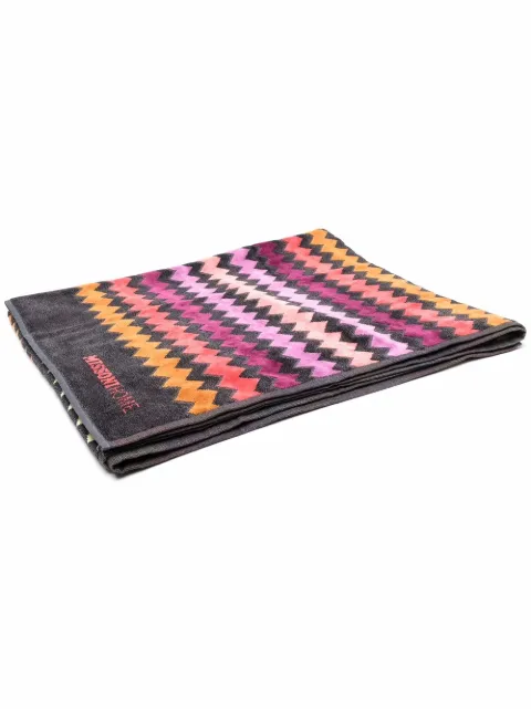 Missoni Home toalla con tejido del logo