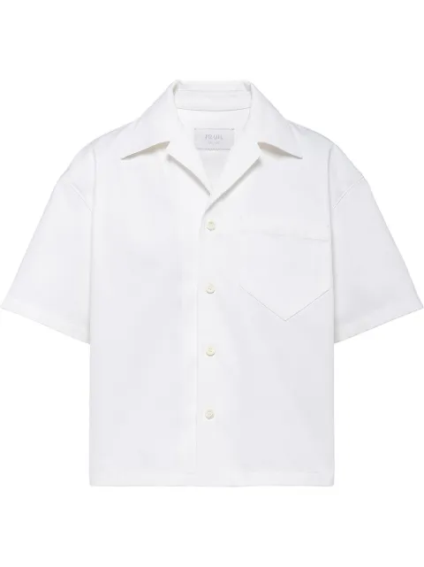 prada camp collar shirt