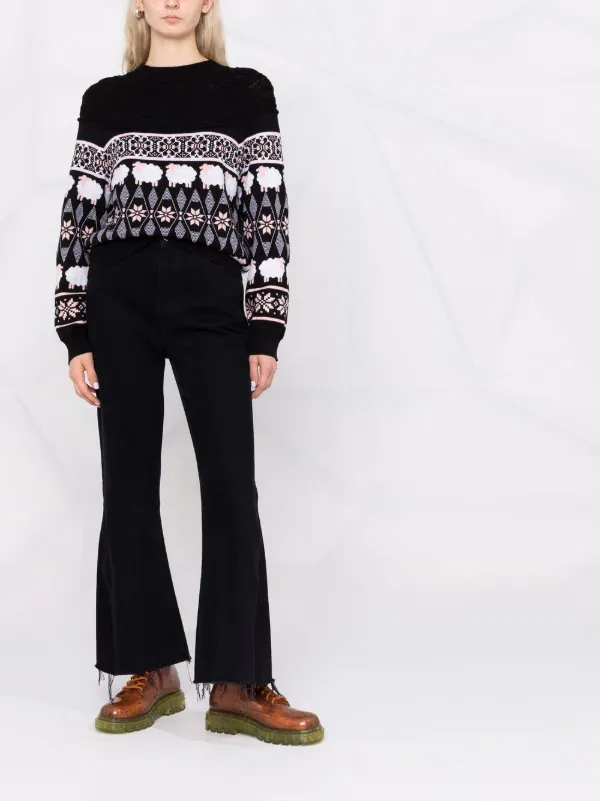 zara knit sheep sweater