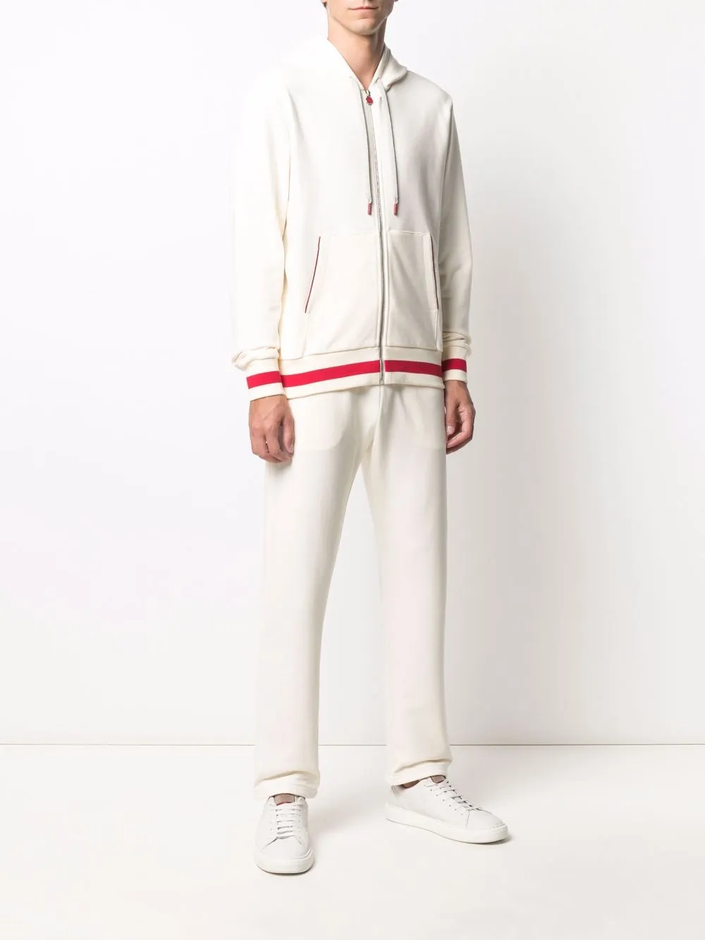 фото Kiton спортивный костюм с контрастной отделкой