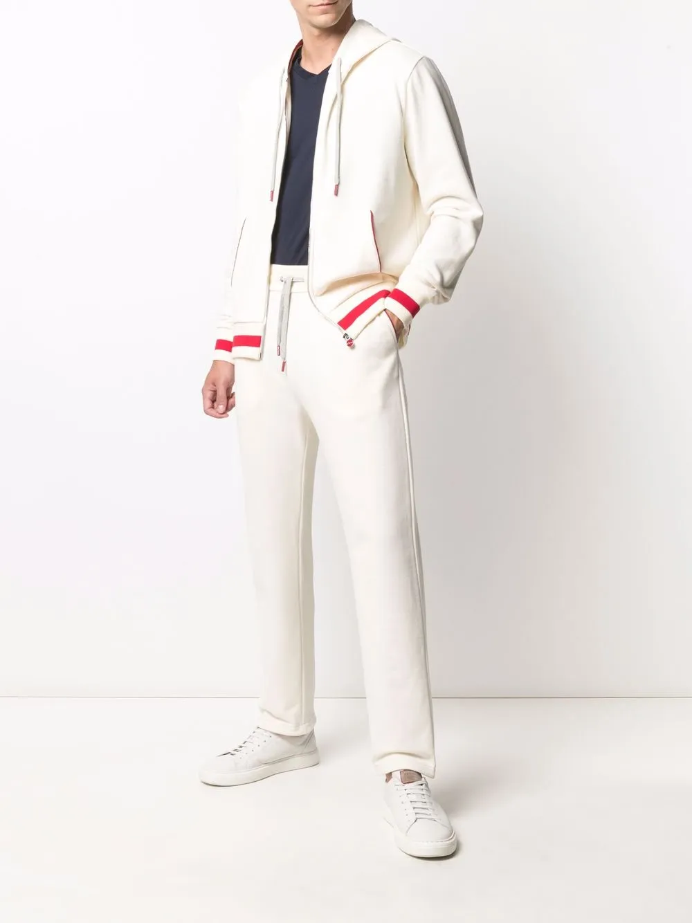 фото Kiton спортивный костюм с контрастной отделкой