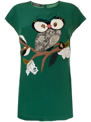 Dolce and 2025 gabbana owl shirt