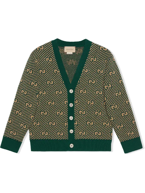 Gucci Kids グッチ・キッズ GG ウール カーディガン - FARFETCH