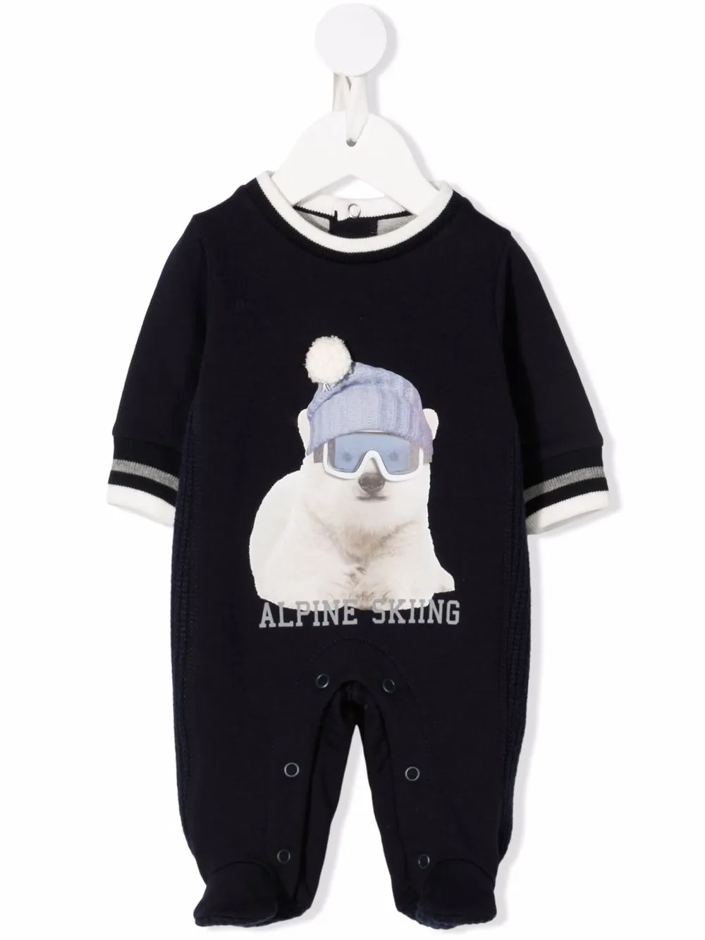

Lapin House polar bear print pyjama - Azul