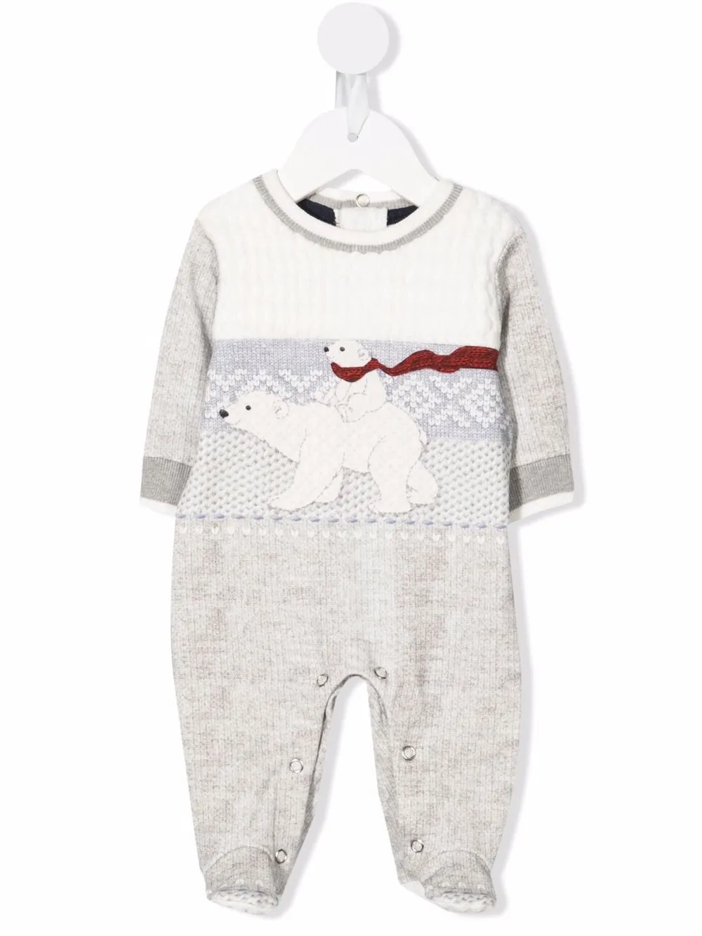 

Lapin House polar bear print pyjama - Gris