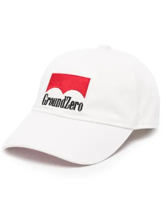 帽子 GroundY DAMAGED COTTON CASQUETTE DAMAGED COTTON CASQUETTE(FREE SIZE Black): Ground Y｜THE