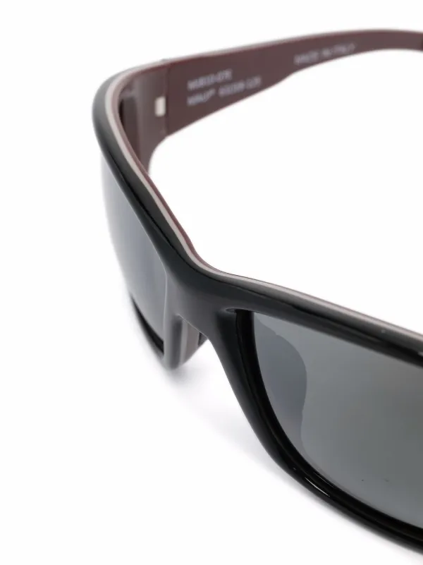 最高の Maui Jim Localkine スクエアフレーム サングラス | ブラック 小物