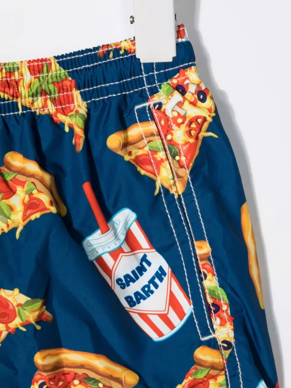 MC2 Saint Barth Kids Pizza-print Swim 