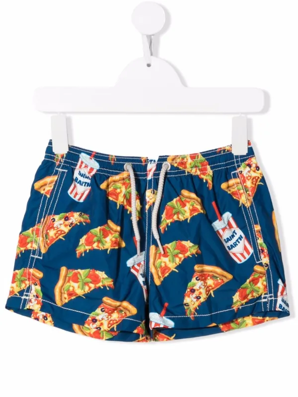 MC2 Saint Barth Kids Pizza-print Swim 