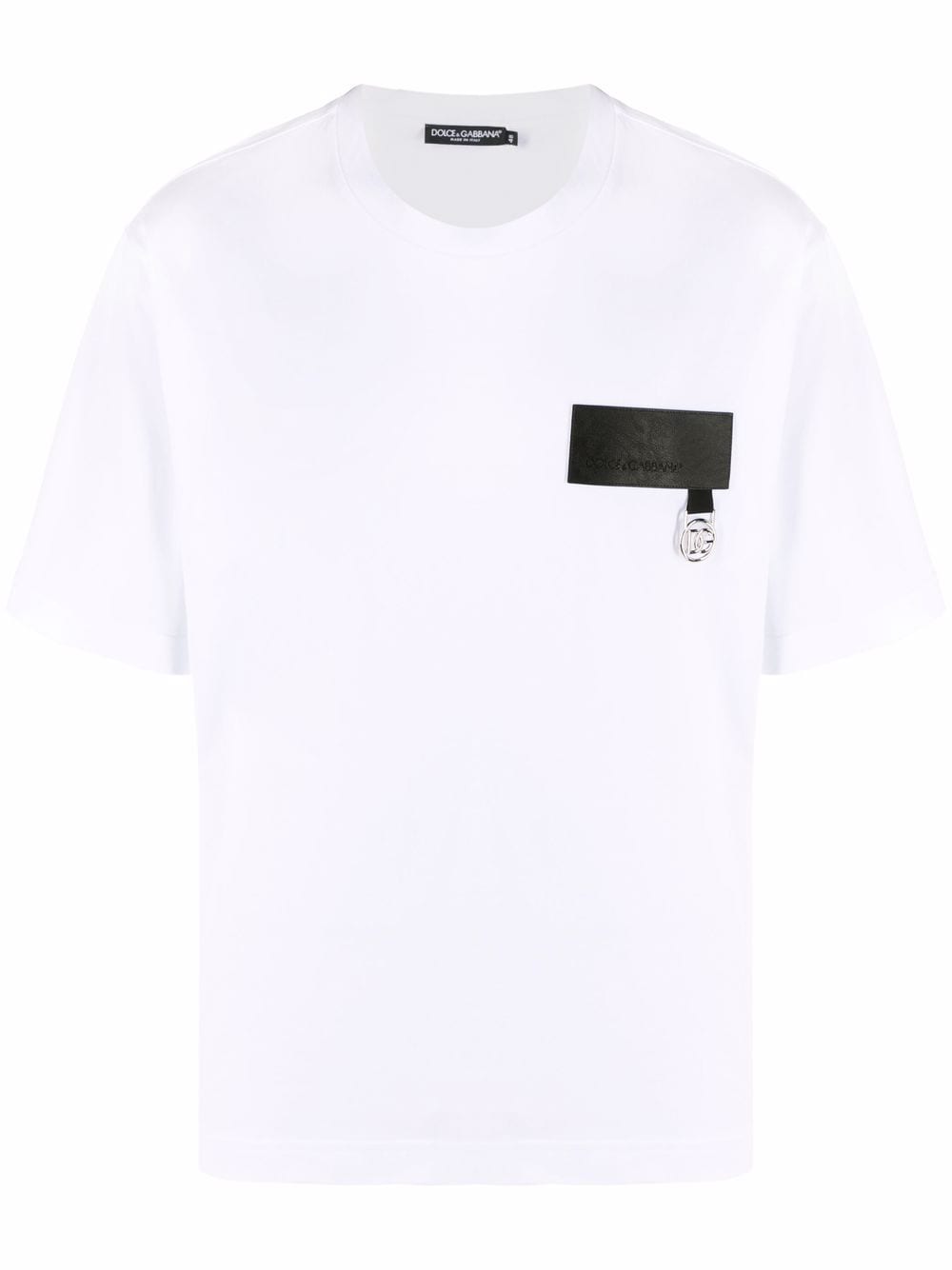 

Dolce & Gabbana playera con parche del logo - Blanco