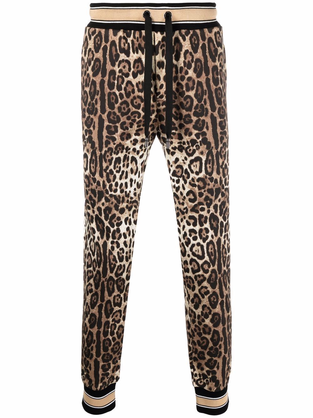 dolce and gabbana leopard pants