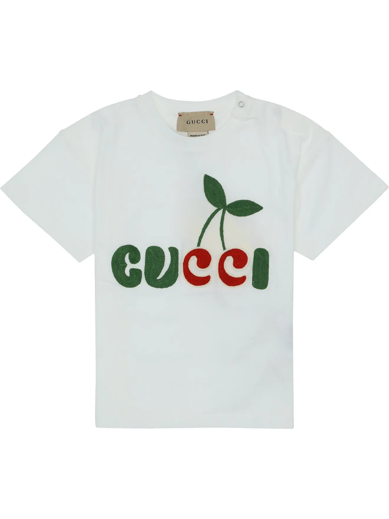 Gucci Kids Gucci cherryprint Tshirt white MODES