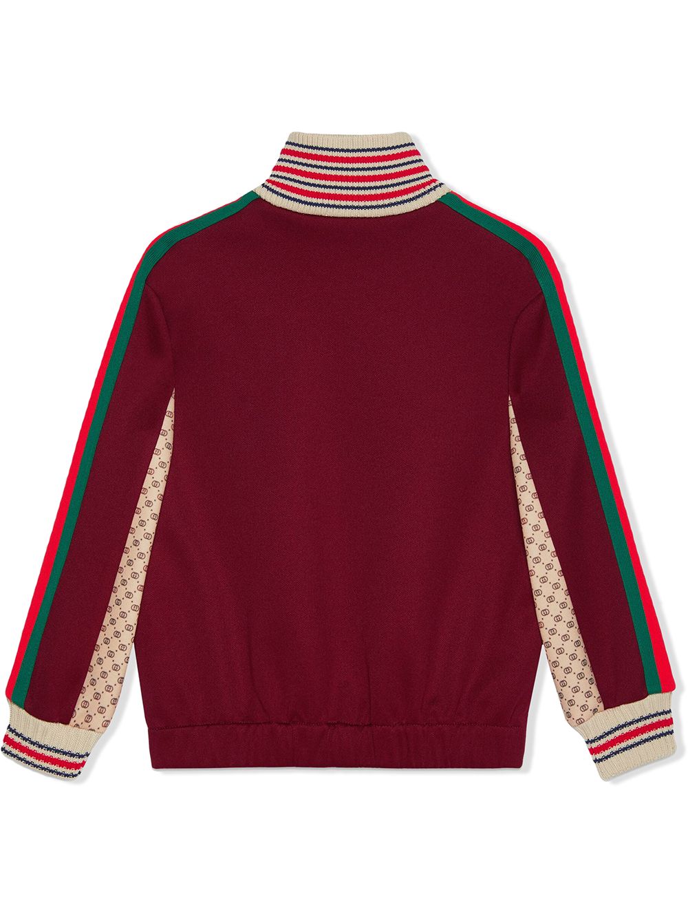 фото Gucci kids куртка со вставками и монограммой