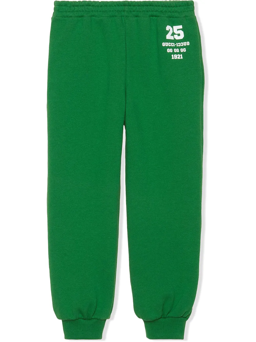 Click to view more detailed imagery on our partner's website Gucci Kids' Number Logo-print Track Trousers In Green