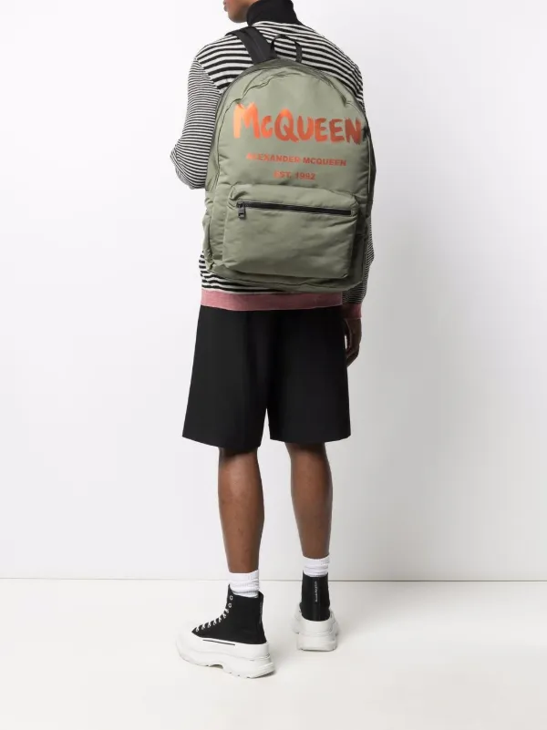 Alexander McQueen Zaino Con Stampa - Farfetch