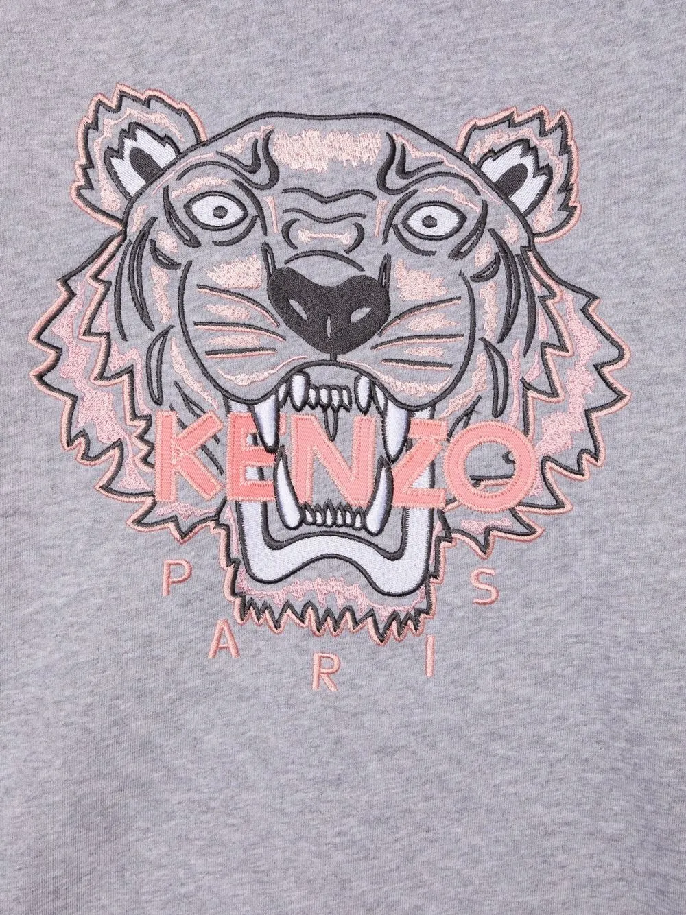 фото Kenzo kids толстовка с вышивкой tiger