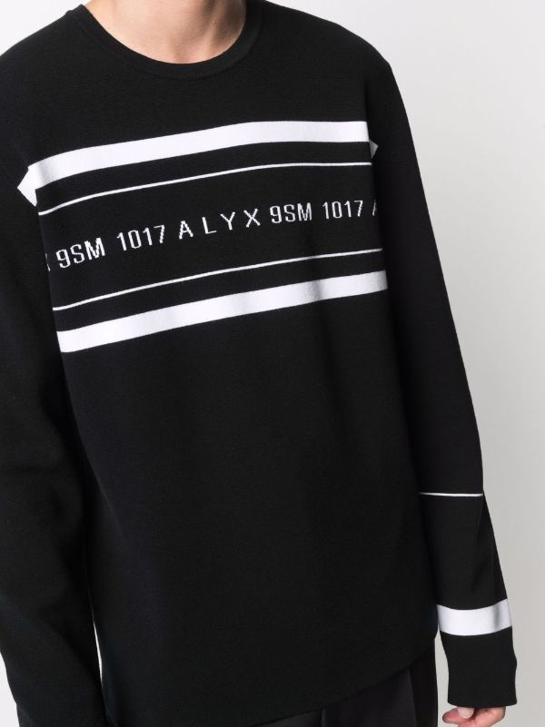 1017 ALYX 9SM logo-print Crew Neck Sweatshirt - Farfetch