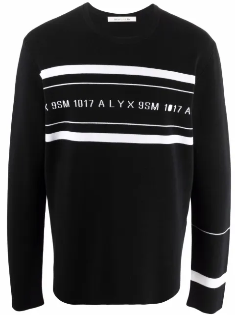 1017 ALYX 9SM logo-print crew neck sweatshirt