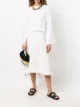 Image 2 of 12 STOREEZ asymmetric A-line midi skirt