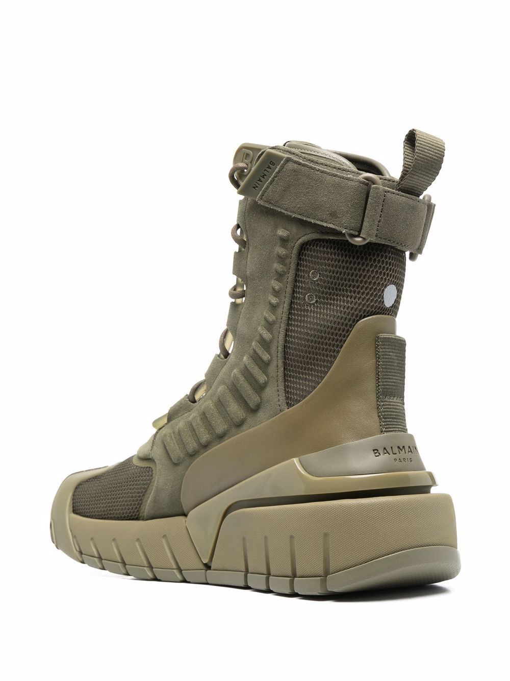 фото Balmain высокие кроссовки b-army