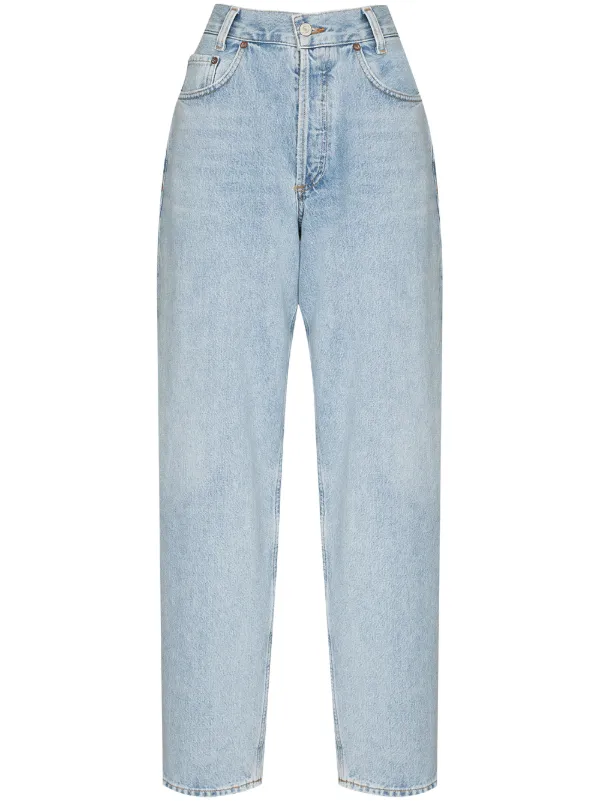 AGOLDE Tapered high-waisted Jeans 