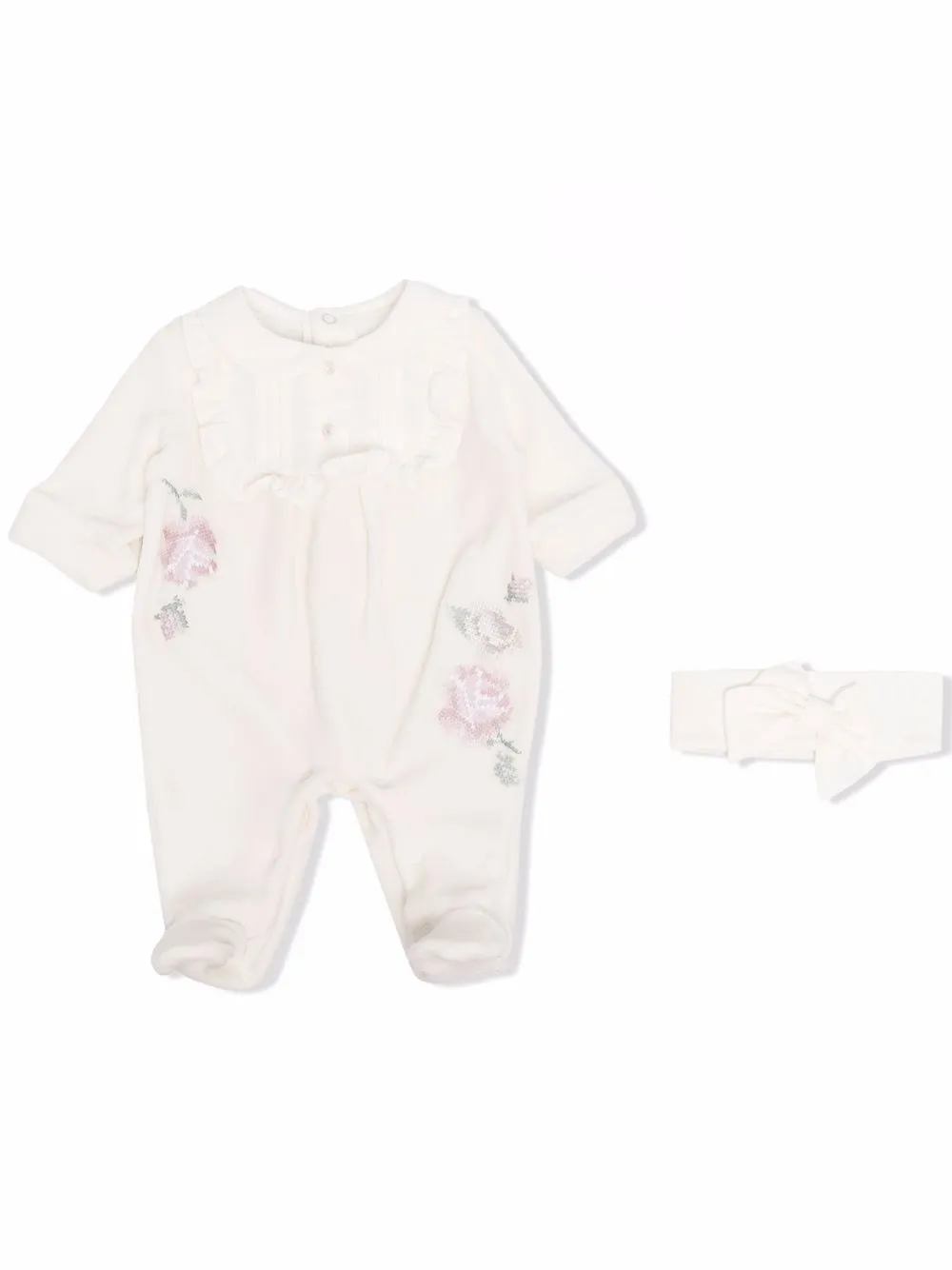 Lapin House ruffle detail body - Blanco