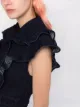 Philosophy Di Lorenzo Serafini ruffle-trimmed denim jumpsuit