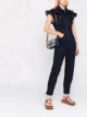 Image 2 of Philosophy Di Lorenzo Serafini ruffle-trimmed denim jumpsuit