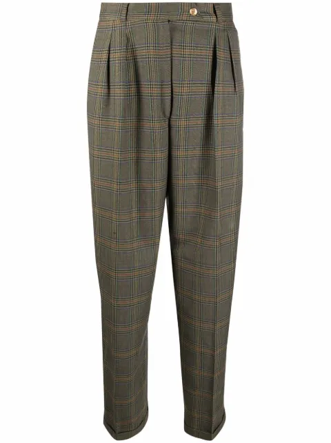 Plaid Tailored Trousers - Farfetch