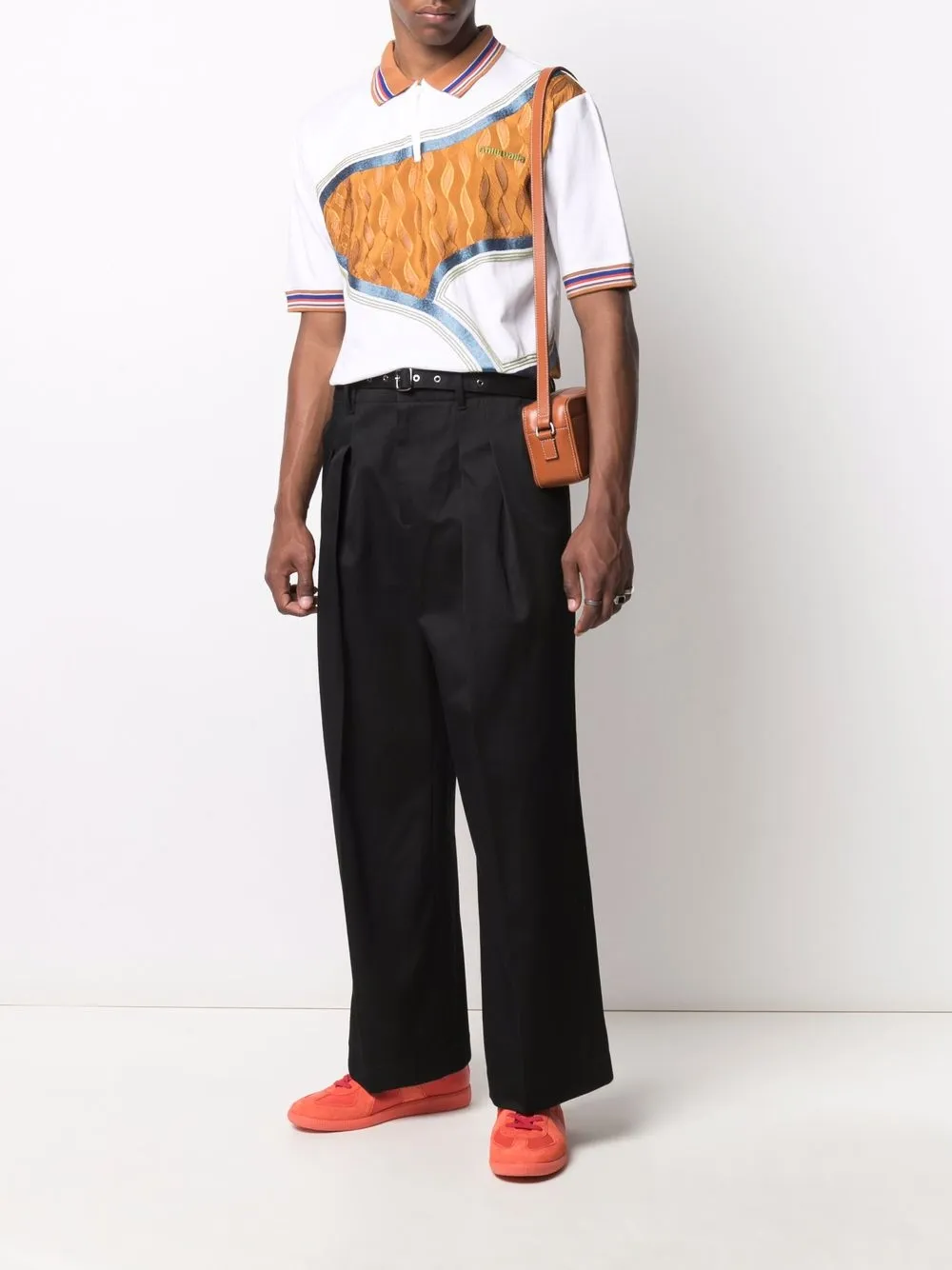 фото Jw anderson широкие брюки строгого кроя