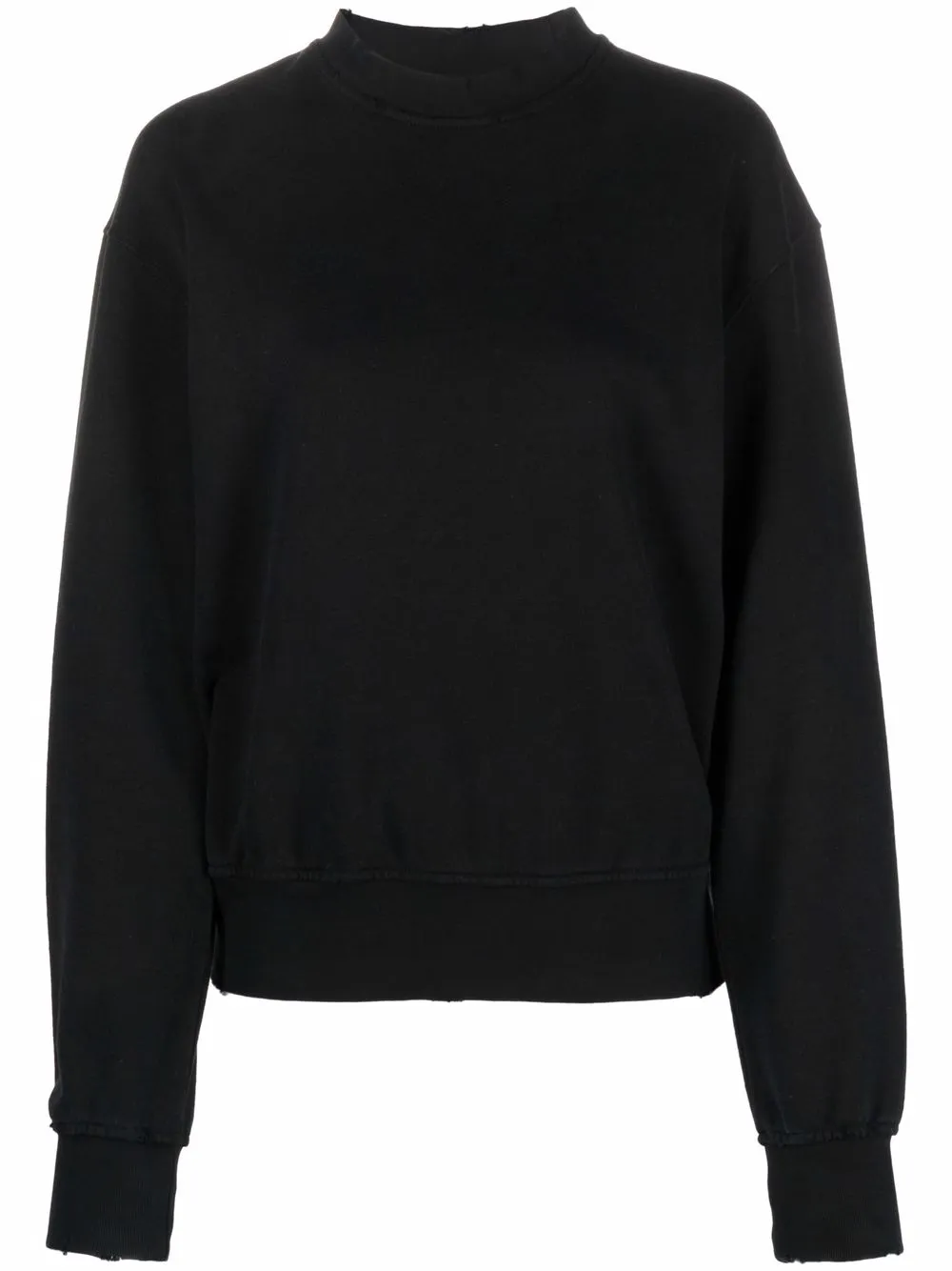 Shop Han Kjøbenhavn distressed crew neck jumper with Express Delivery ...