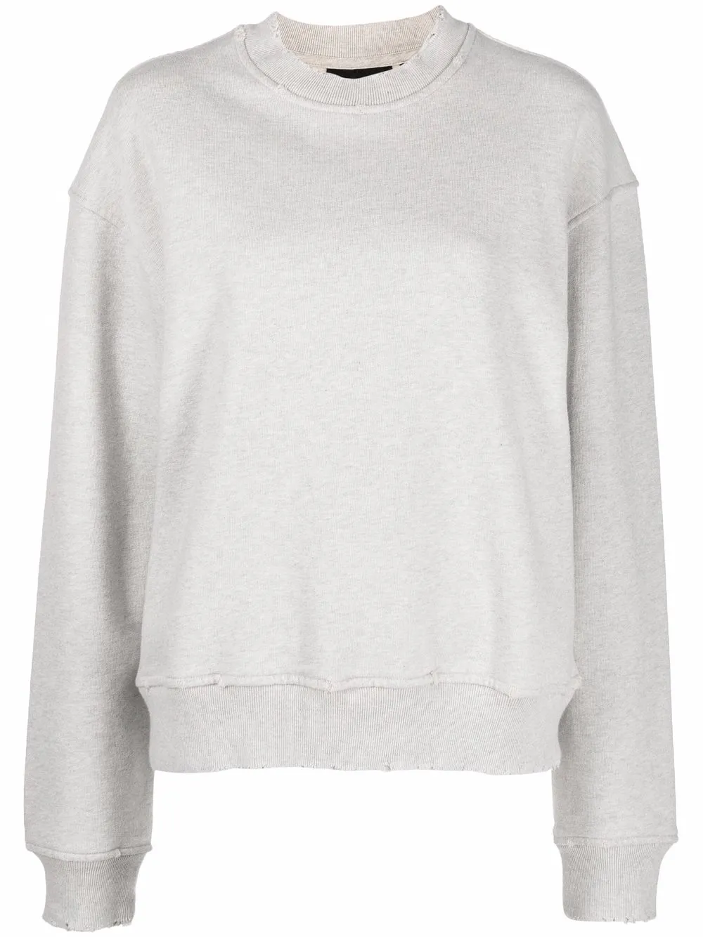 

Han Kjøbenhavn distressed crew-neck jumper - Grey